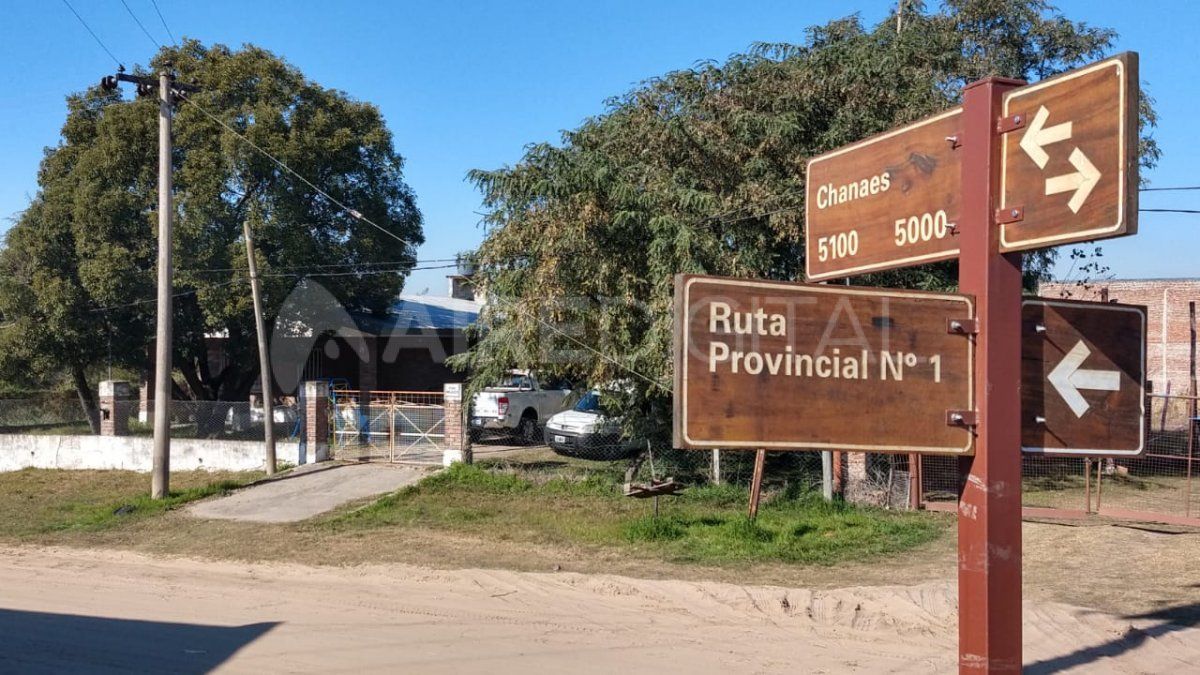 La casa está ubicada en el kilómetro 0,5 de la ruta provincial número 1