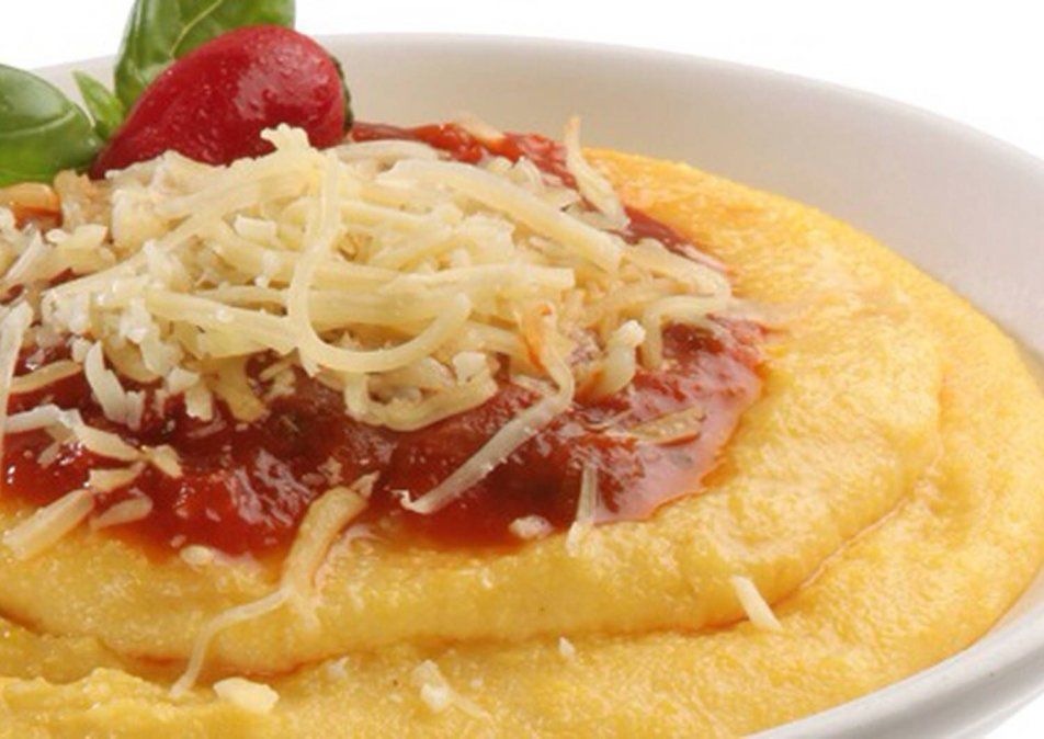 Polenta con tuco.