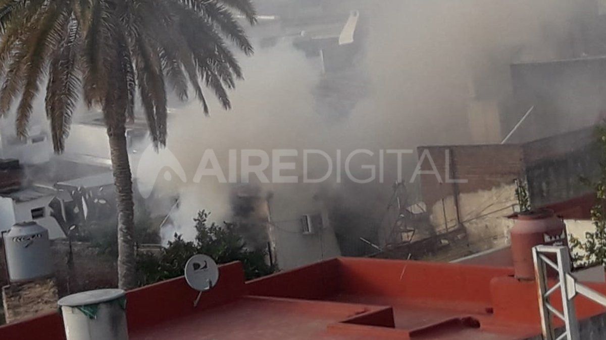 Incendio en una vivienda del sur de la ciudad
