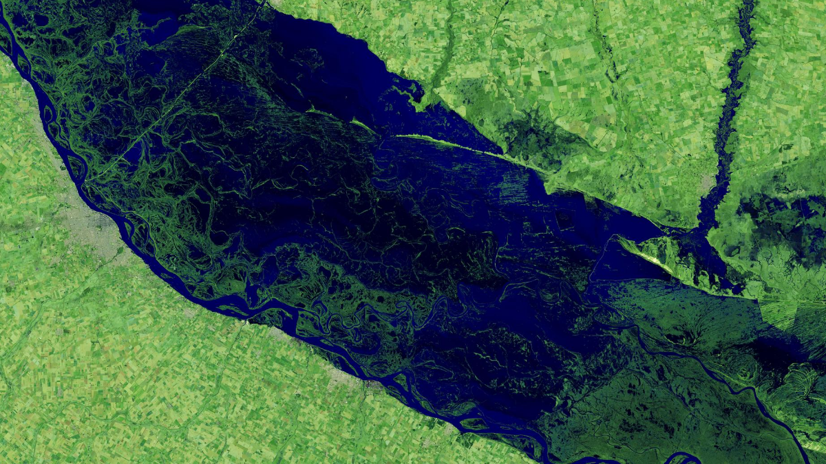 El río Paraná en 2019