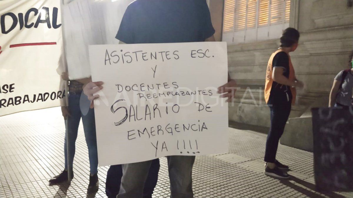 Los manifestantes pertenecían a distintos sectores de la administración pública.