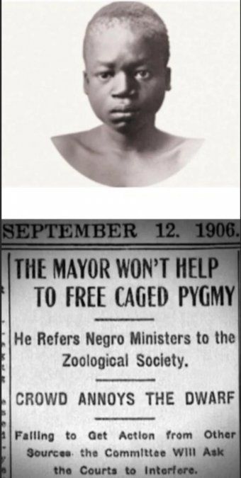 Un artículo de un diario "promocionando" la exhibición. 