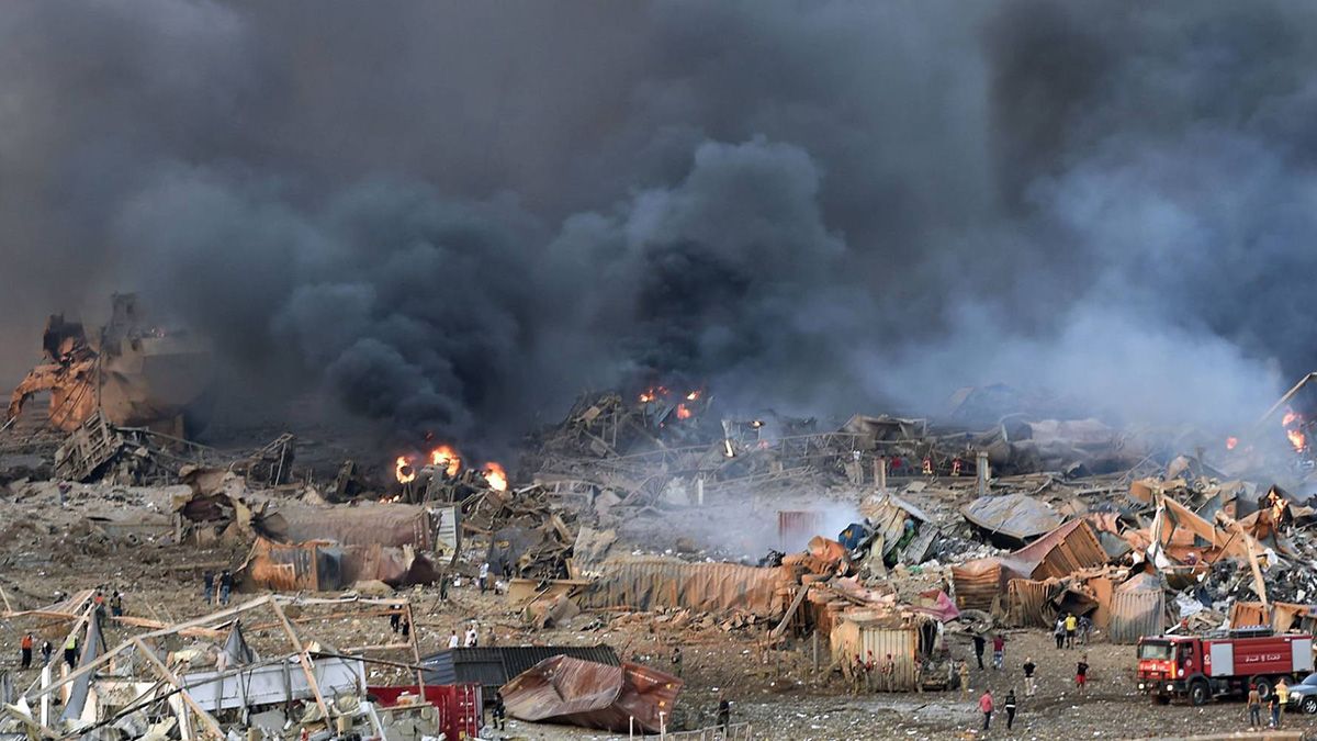 Centenares de personas fueron víctimas de la explosión en el puerto de Beirut, la capital del Líbano.