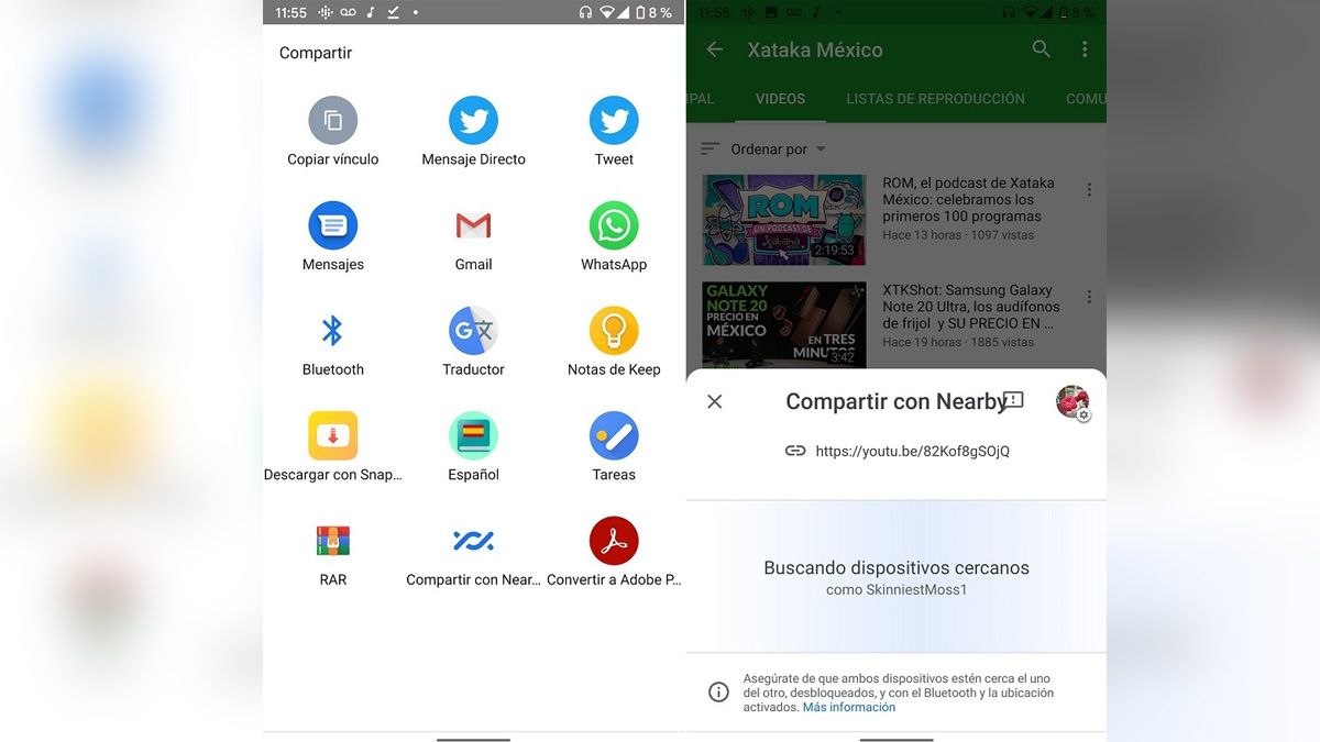 Google lanza Nearby Share