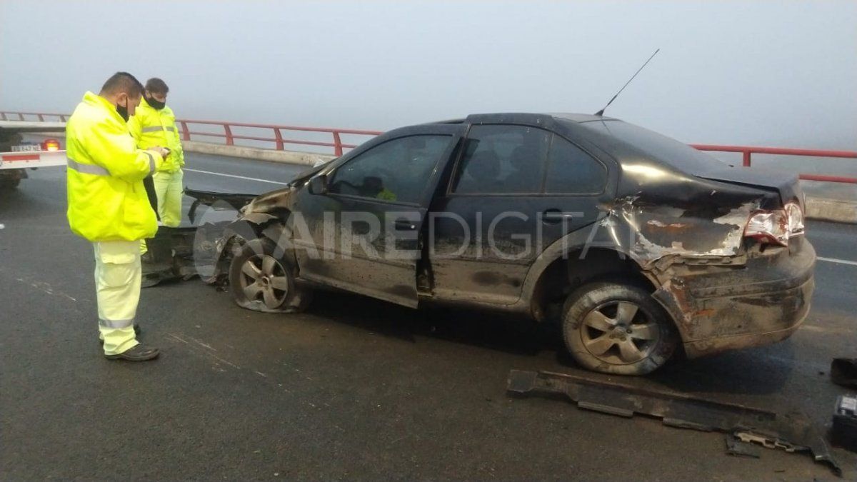 El conductor del coche se habría descompensado y perdió el control del volante