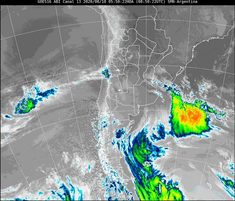 Imágenes satelitales.