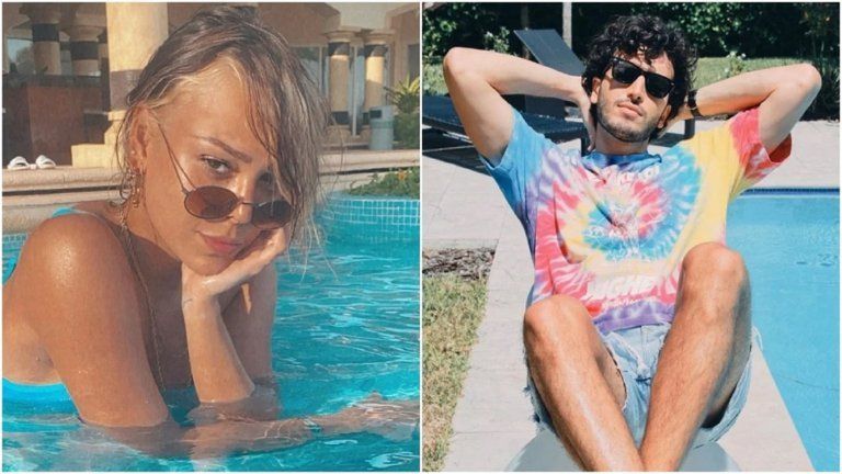 Danna Paola y Sebastián Yatra en Miami