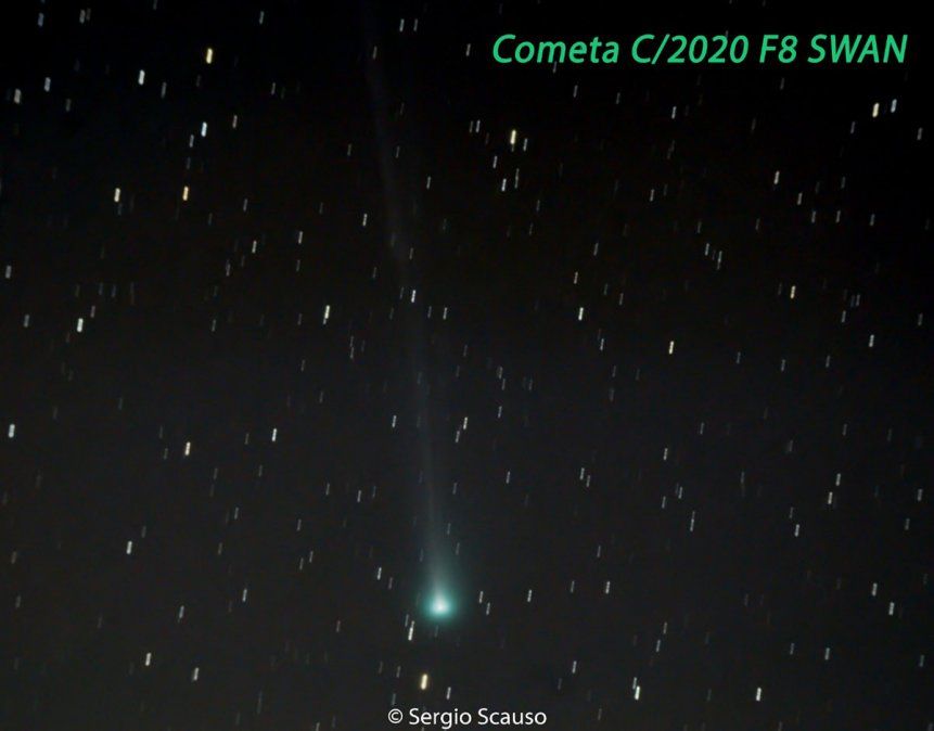 El cometa Swan, por Sergio Scauso.