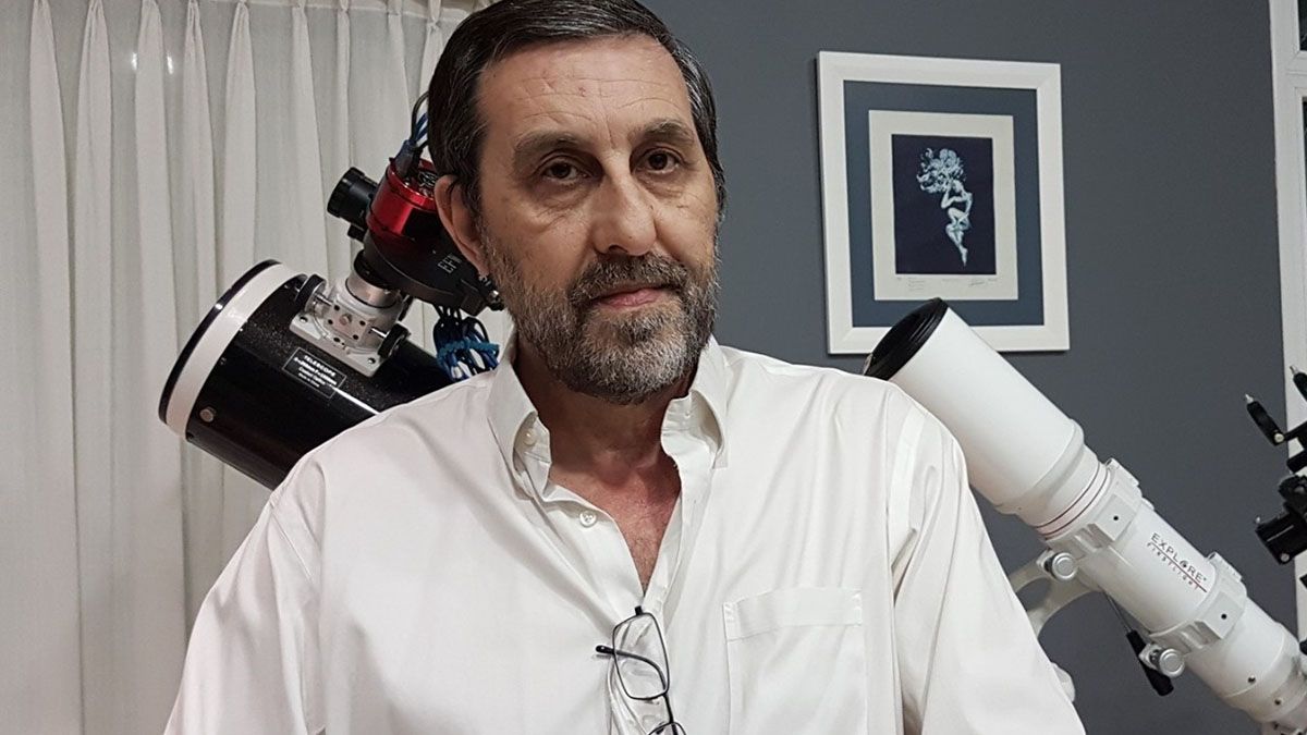Sergio Scauso, ingeniero y aficionado a la astronomía.