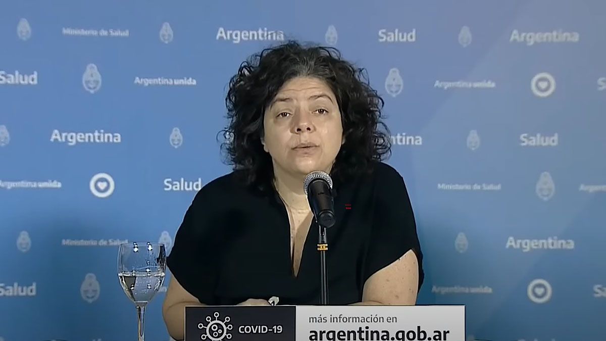 La secretaria de Acceso a la Salud, Carla Vizzotti.