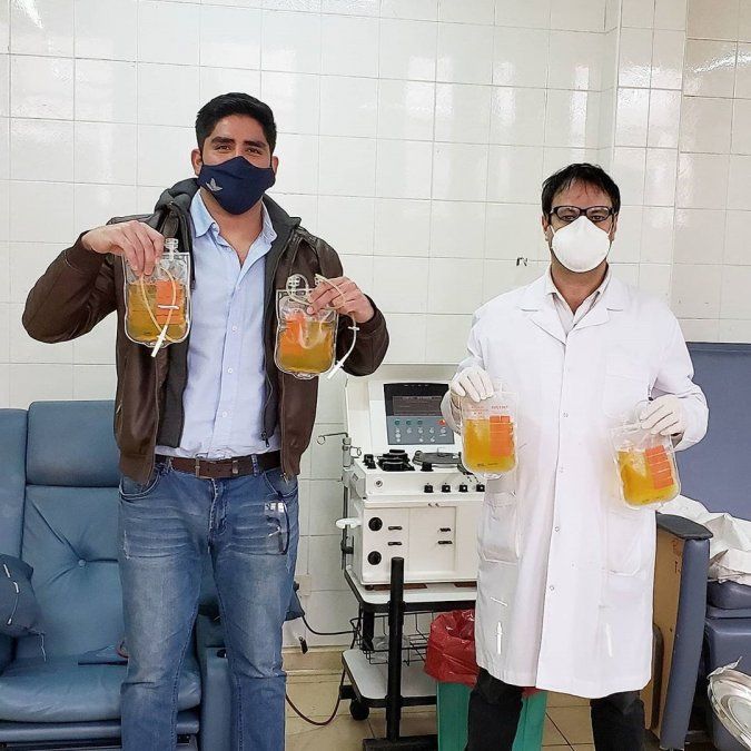 Facundo tiene cuatro veces más de anticuerpos que el común de los pacientes recuperados, y el nivel sigue aumentando.