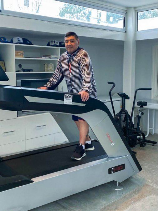 Diego bajó de peso en los últimos días.