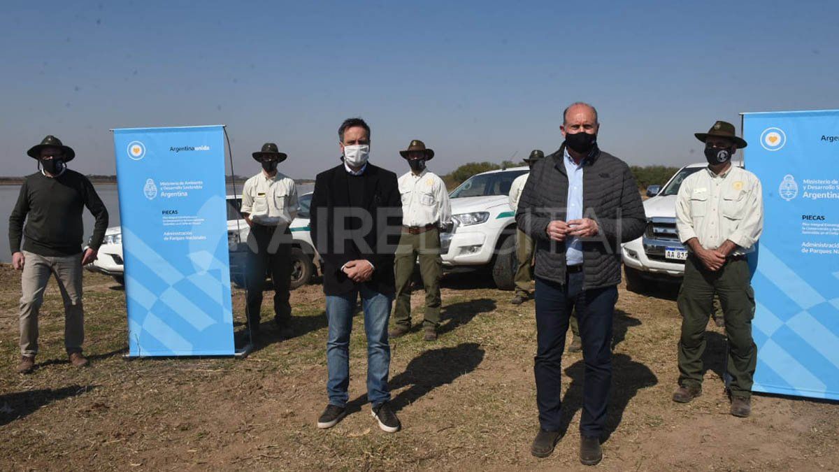 Perotti y Cabandié presentaron los Faros de Conservación.
