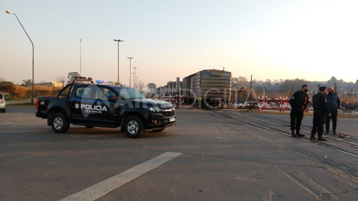 Personal de la policía de la provincia trabajó en el lugar