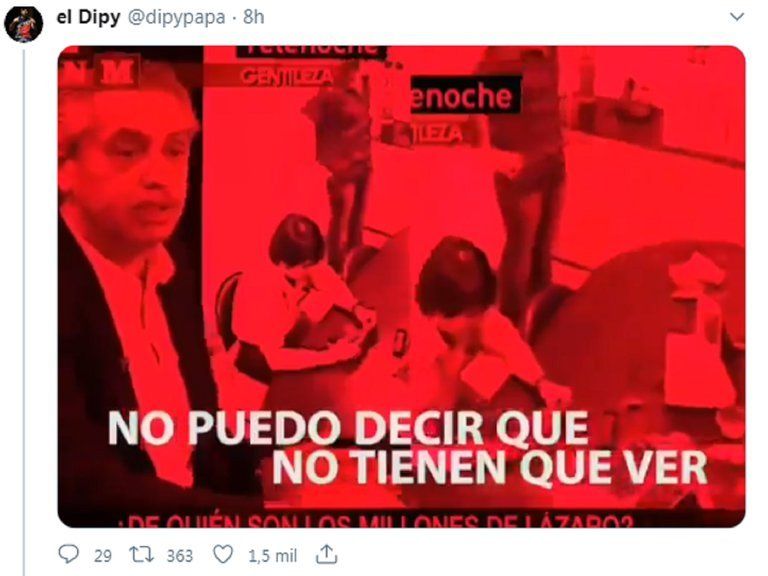 El Dipy compartió un video con antiguas declaraciones de Alberto Fernández sobre Cristina Fernández de Kirchner 