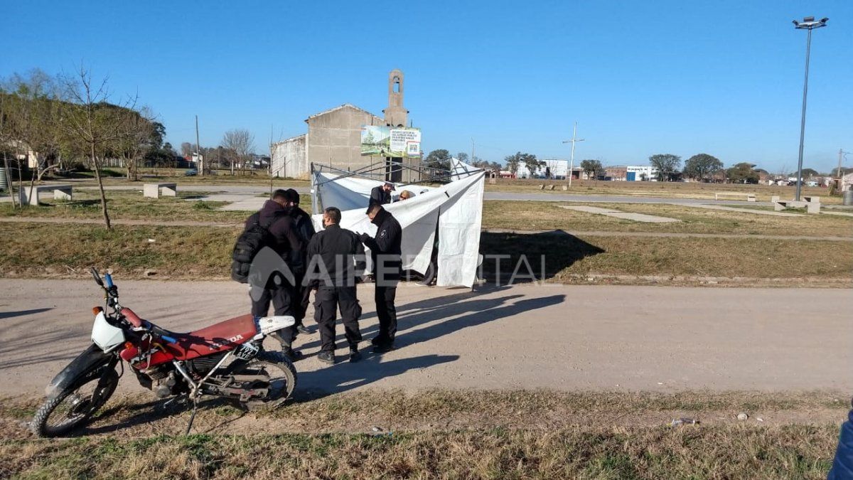 La policía trabajar