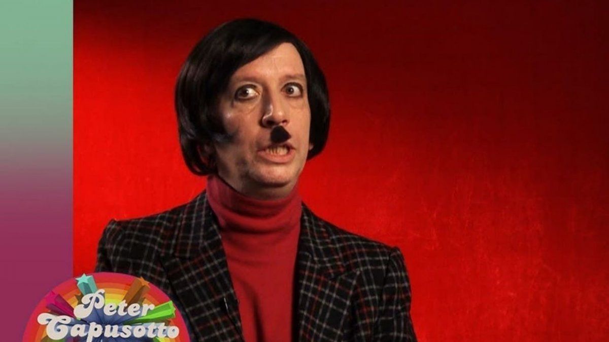 Peter Capusotto haciendo de Micky y Vainilla 