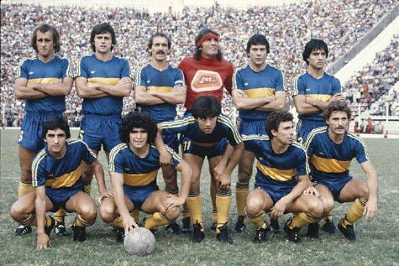 Formación de Boca Juniors, en el año 1981.