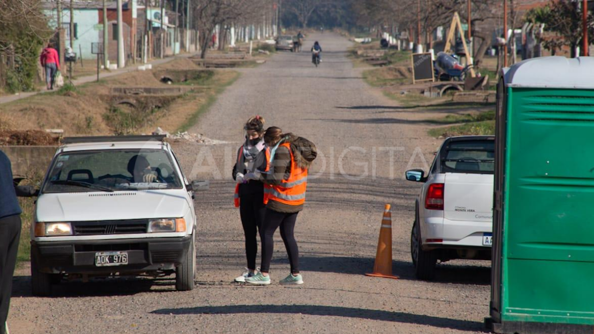 Controles en barrio Paprosky