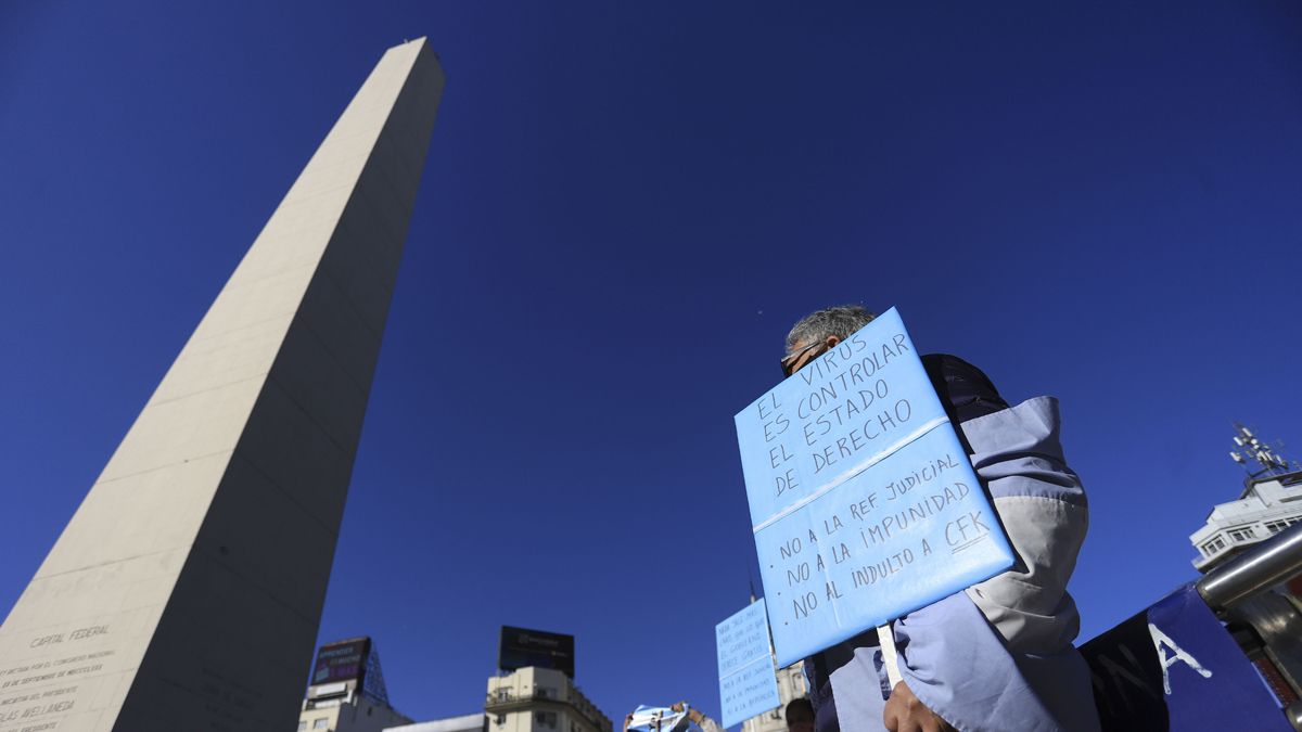 Así se ve el #17A en la Ciudad de Buenos Aires. 