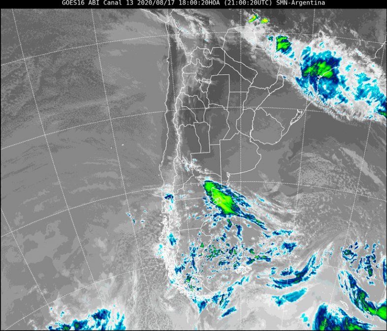 La influencia de una gran zona de alta presión que abarca gran parte del Océano Pacífico y del Atlántico produce condiciones estables en todo el centro y norte del país.