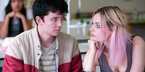 Otis y Maeve, en Sex Education.