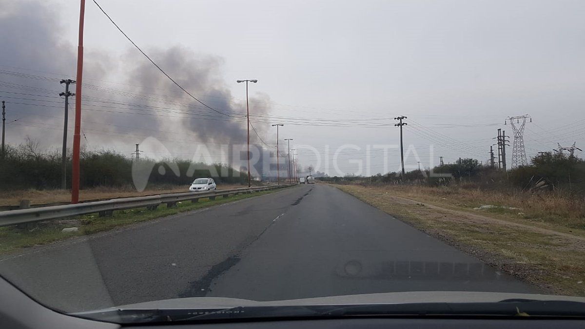 El hubo llegó a dificultar la visibilidad