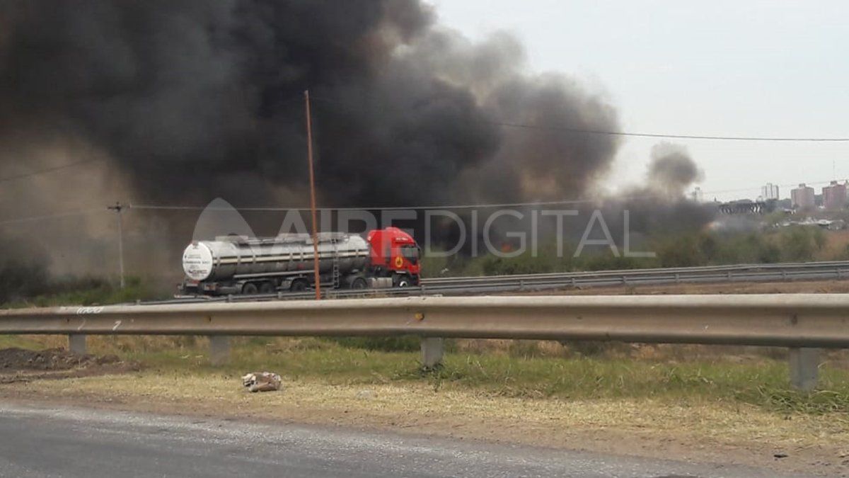 Las fotos de los automovilistas al cruzar la autopista