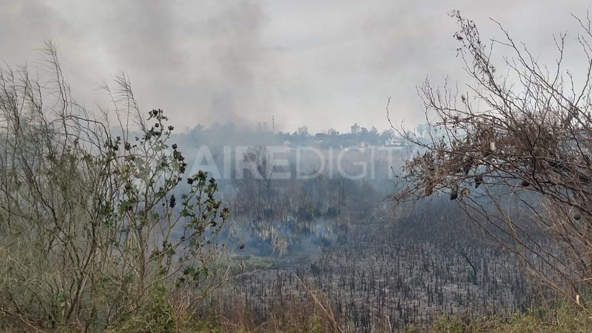 El móvil de Aire de Santa Fe recorrió la zona afectada