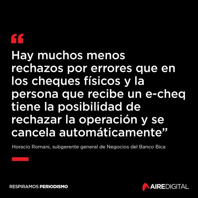 E-check: Banco Bica presentó su solución financiera 100% digital.