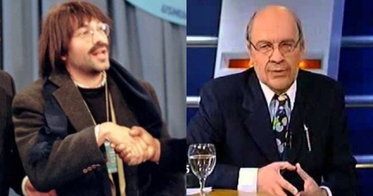 Fredy Villarreal como "Figuretti" y también personificado como Chiche Gelblung.