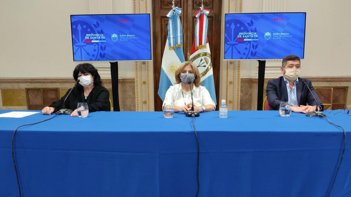 Conferencia de prensa de Perouch, Martorano y Ghezzi.