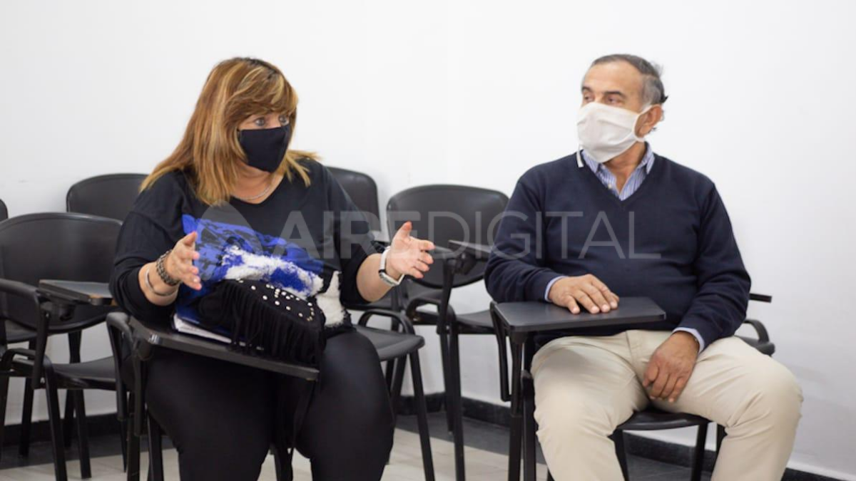 Silvia Parra en la reuni&oacute;n de este martes