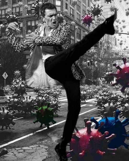 La foto con la que Antonio Banderas mostró que venció al coronavirus