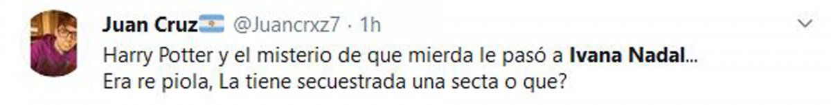 Algunas de las críticas que recibió Ivana Nadal tras su video (Fotos: Twitter)