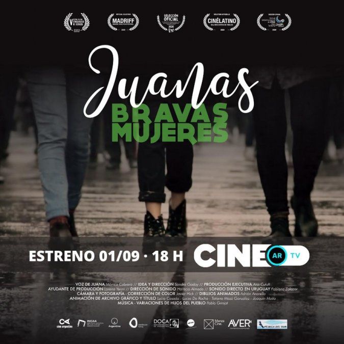 Juanas, bravas mujeres , de Sandra Godoy, abarca la historia de vida de Juana Rouco Buela y su lucha por los derechos de la mujer.