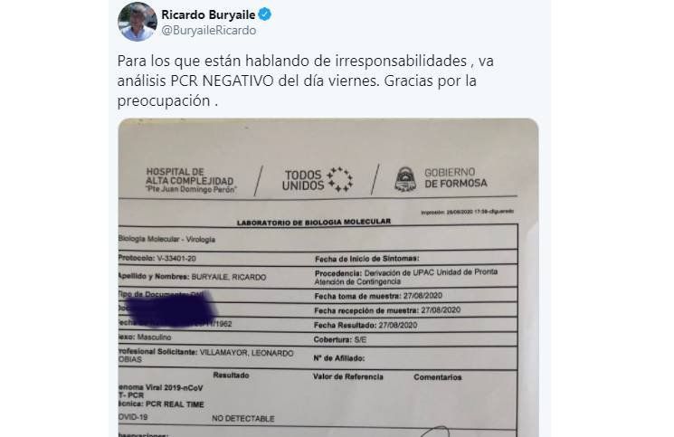 La palabra de Ricardo Buryaile