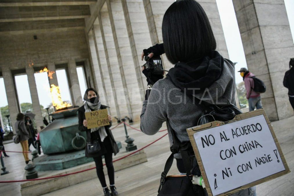 Manifestación en Rosario. 