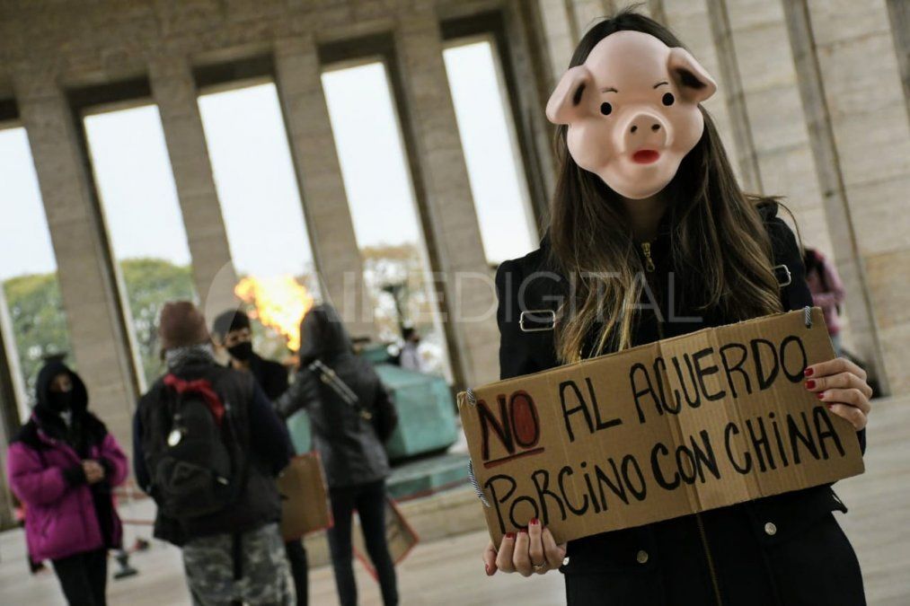 Manifestación en Rosario. 