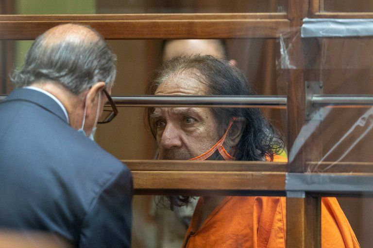 Ron Jeremy en una audiencia judicial. Foto: David McNew/via REUTERS