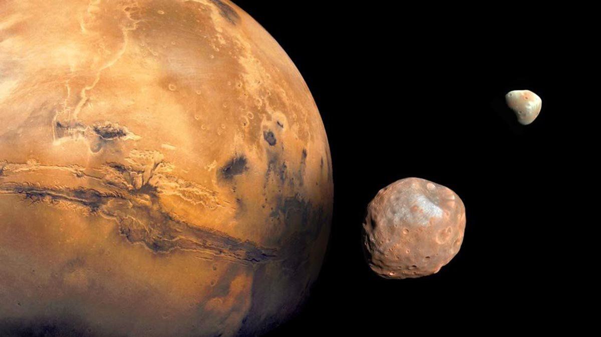 El radio de Fobos, una de las lunas de Marte, es de 11.267 kilómetros.