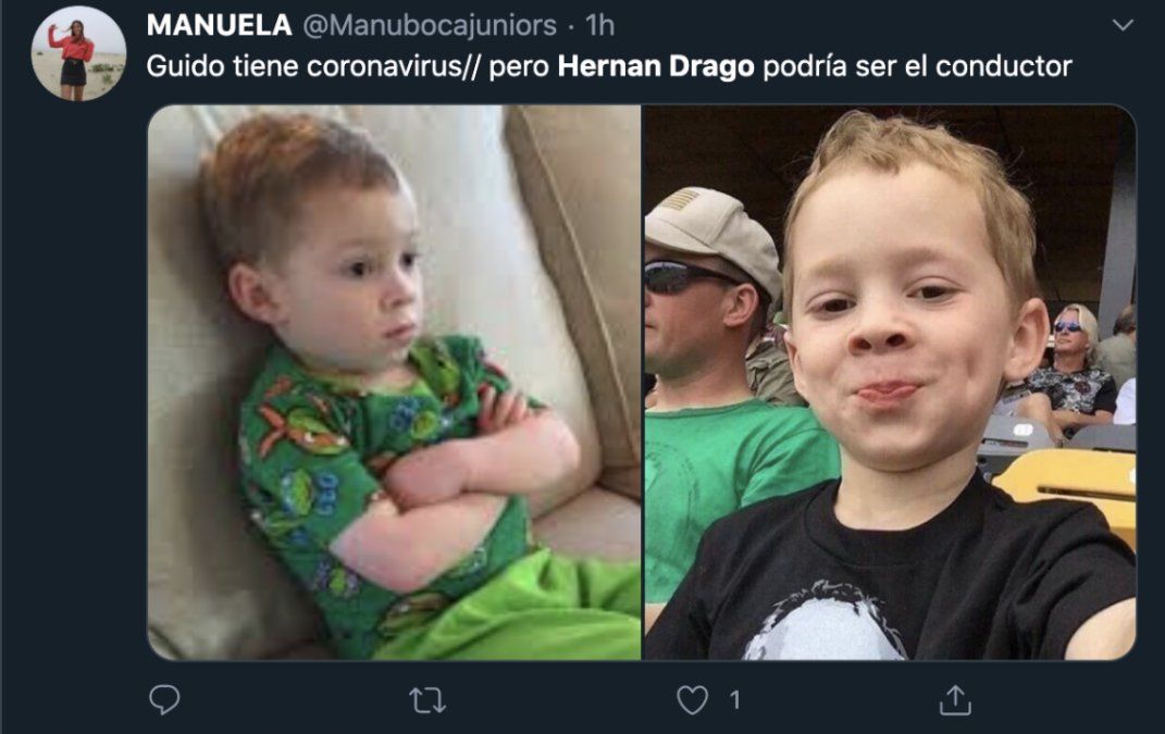 Los memes de Hernán Drago en tuitter