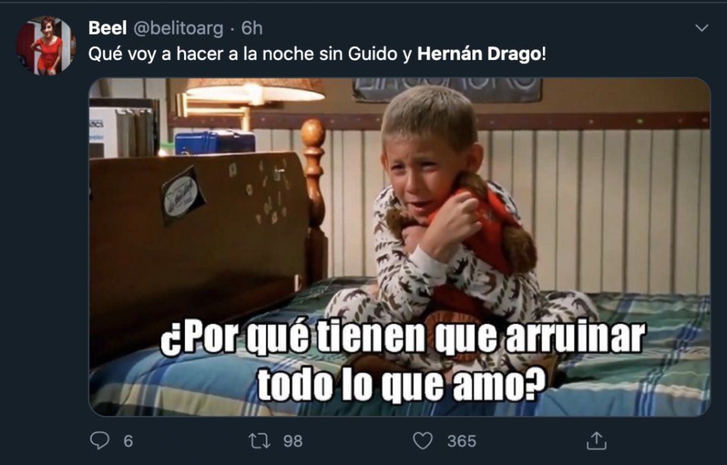 Los memes de Hernán Drago en tuitter