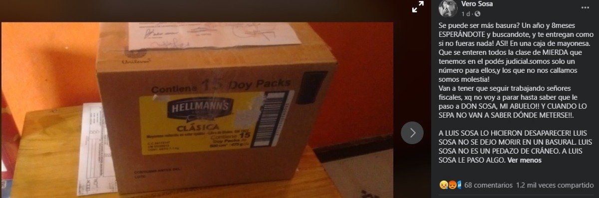 (Foto: Facebook Vero Sosa).