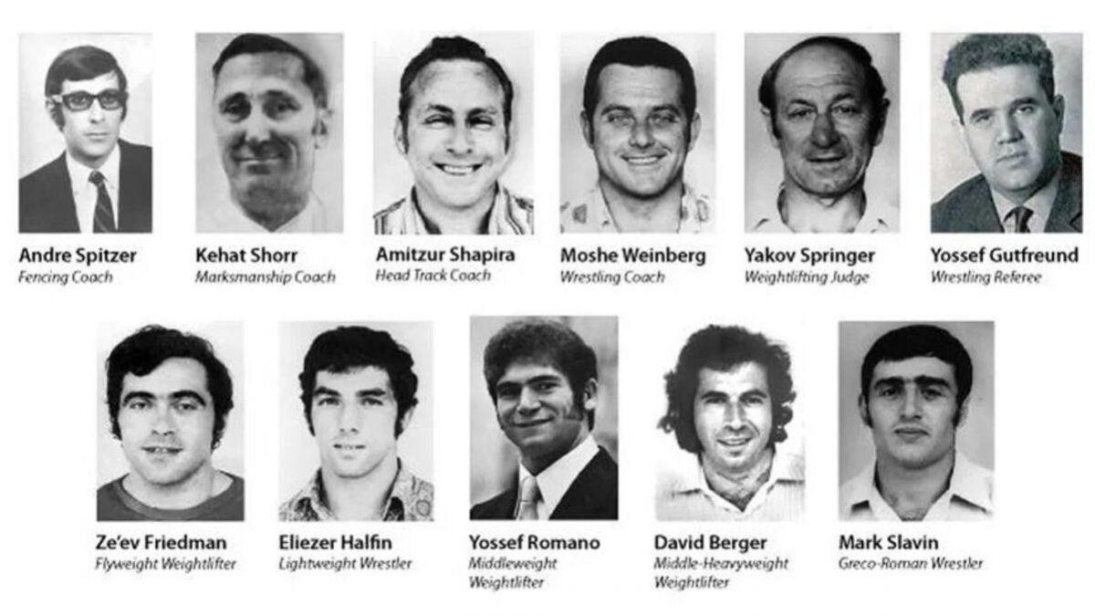 Los integrantes de la comitiva israelí que fueron asesinados en medio de los Juegos Olímpicos.