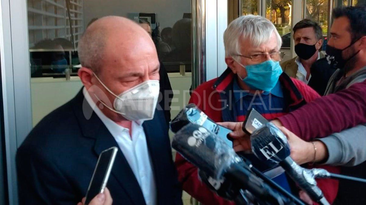 Jorge Molina y Jorge Hoffmann, titulares de Upcn y ATE respectivamente