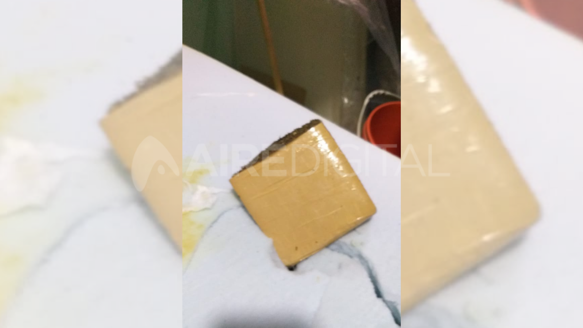 Parte de la marihuana secuestrada