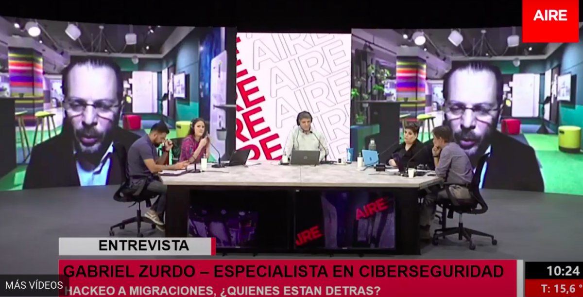 En la entrevista con Luis Mino, Zurdo recomendó a la gente ser escéptica frente a las ofertas en los mails y en las redes sociales.
