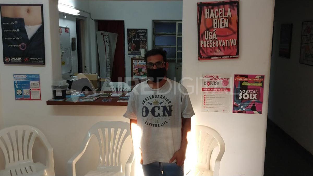 Ángel Díaz, voluntario de la ONG Cipress.