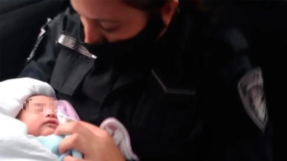 La beba fue encontrada por un instructor de gimnasia